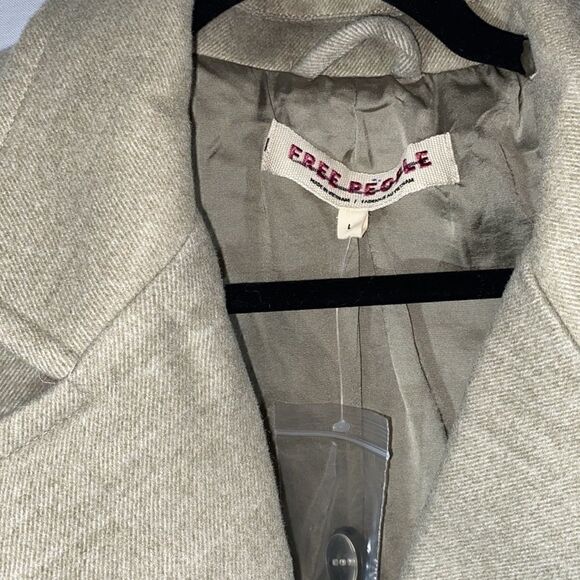FREE PEOPLE HANNAH SUPER SOFT BLAZER IN OLIVE NWT - Picture 5 of 12